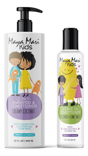 Maya Mari Curly Hair Kids Ultimate Curls Set  Incluye Champ