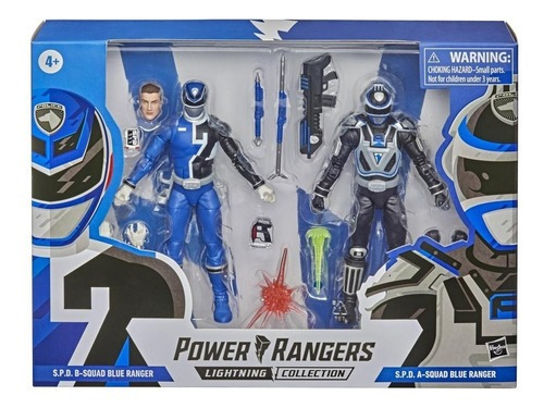 Power Rangers Spd B-squad Blue & Ranger A-squad Blue Ranger