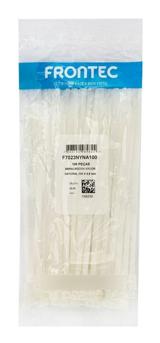 Abraçadeira Nylon 387x6.0 Com 50 Unidades - Frontec