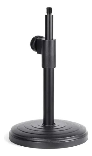 Soporte Microfono D Mesa Rosca 3/8 Pie Condenser Estudio