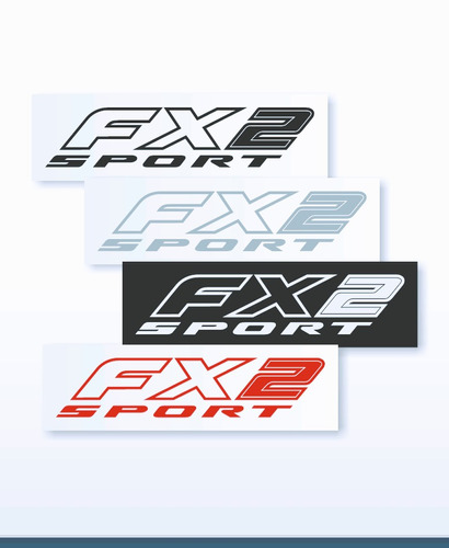Par Emblema Stickers Ford Fx2 Sport F-150 F-250 F-350 