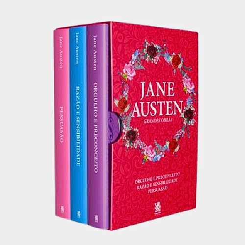 Coleção Jane Austen Grandes Obras | Box Com 3 Livros