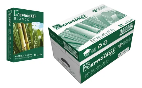 Resma Carta Bond 75gr, 500 Hojas, Caja X 10 Reprograf