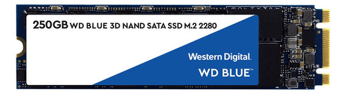 Disco sólido interno Western Digital  WDS250G2B0B 250GB azul