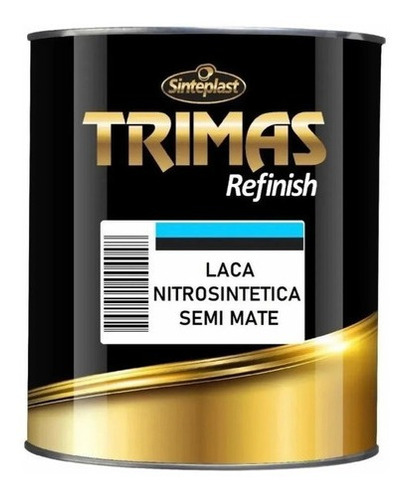 Laca Nitro Negro Satinado 4 Litros Sinteplast Muebles Auto