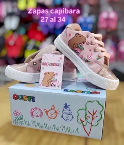 Zapatillas Capibara X Mayor (10 Pares) . 23/34 Envio Gratis