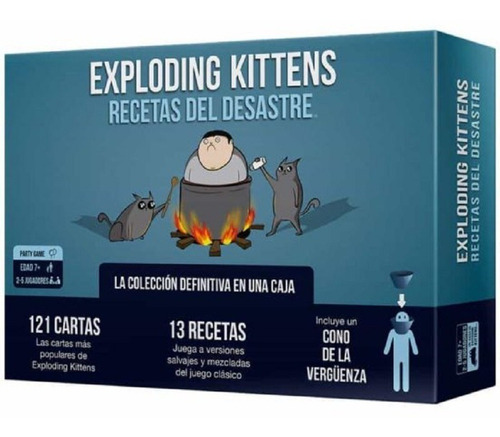 Juego De Mesa- Exploding Kittens Recetas Del Desastre - Esp