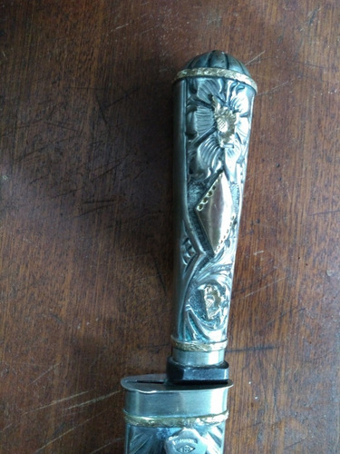 Cuchillo Verijero Arbolito,broker , Echó En Plata Y Oro