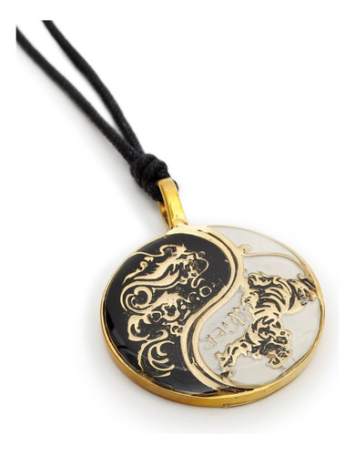 Vietguild Dragon Yin Yang Conectado (1 Collar) Collar De A