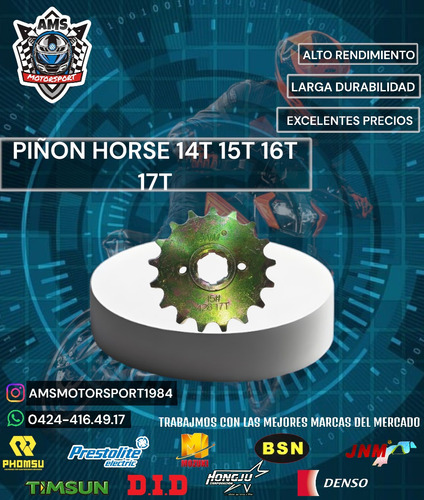 Piñon Horse 14t 15t 16t 17t 