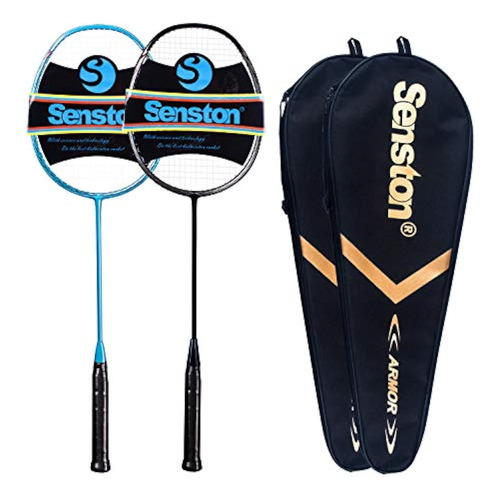 Senston N80-paquete De 2 Raquetas De Bádminton, Raquetas