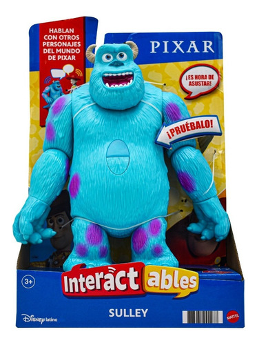 Disney Pixar Sulley Interactables Figura 20cm Mattel