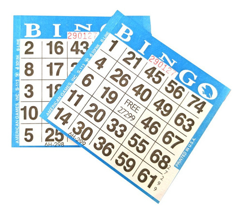 American Games 1 Papel De Bingo Azul (500 Hojas)