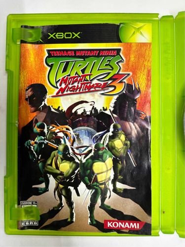 Teenage Mutant Ninja Turtles 3 Xbox Clasico Completo (Usado)