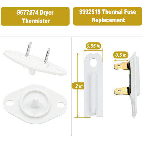 Kit De Elemento Calefactor 3387747 Wp3387747- Compatible