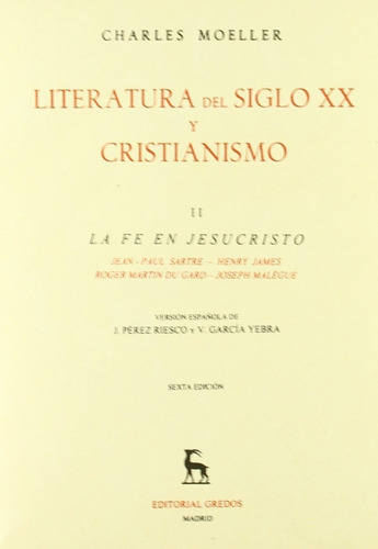 Literatura Del Siglo Xx Y Cristianismo - Volumen 2