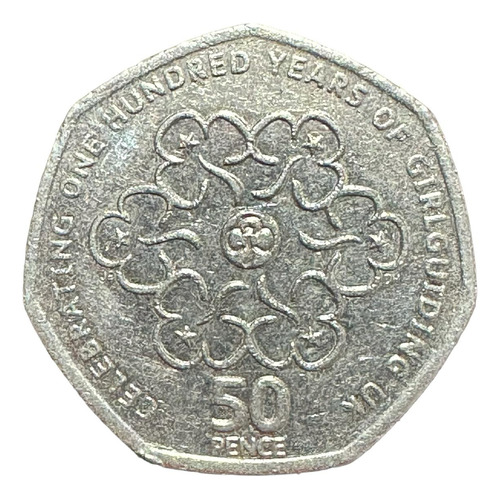 Inglaterra - 50 Pence - Año 2010 - Km # 1165 - Girl Guides