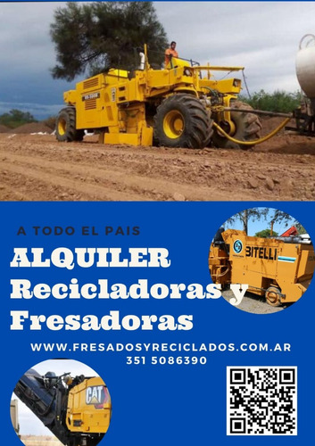Vendo/alquilo Reclamadora Recicladora De Pavimento Asfaltico