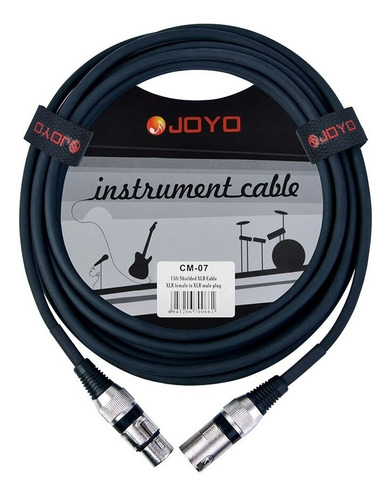 Cable Joyo Xlr Canon 4.5m Calidad Estudio Mic O Instrumento