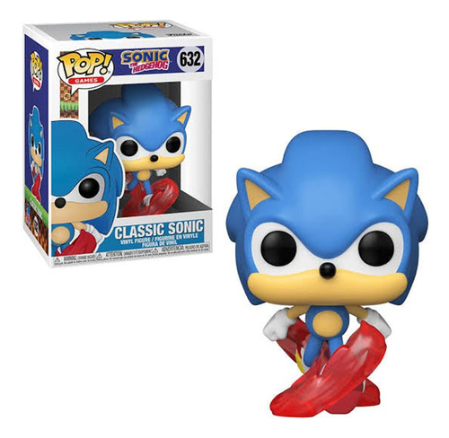 Funko Pop Classic Sonic Pop 632 Sonic The Hedgenog