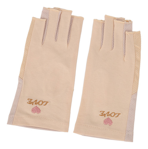 Guantes De Manicura Protección Uv Uv Fibra De Algodón Sin