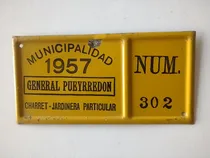 Comprar Patente Charret Jardinera Particular  Antigua 1957