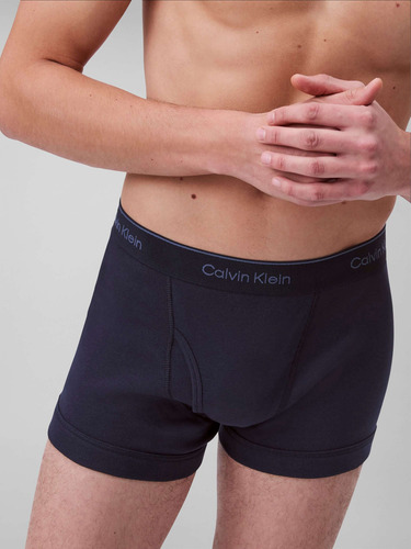 Trunks Calvin Klein Pack De 3 Hombre Tiro Bajo