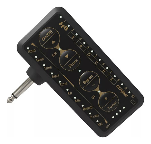 Mini Amplificador Multiefectos Portátil M_vave H8