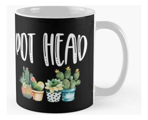 Taza X4 Pot Head Suculentas Cactus Jardinería Amante Calidad