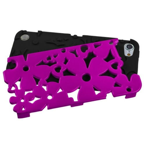 Case Mp3 Asmyna Titanium Solid Hot Pink/black Flowerpow