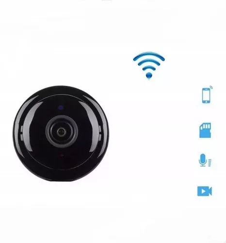 Camara Seguridad Mini Espia Con Detector De Moviento Wifi! Color Negro A9