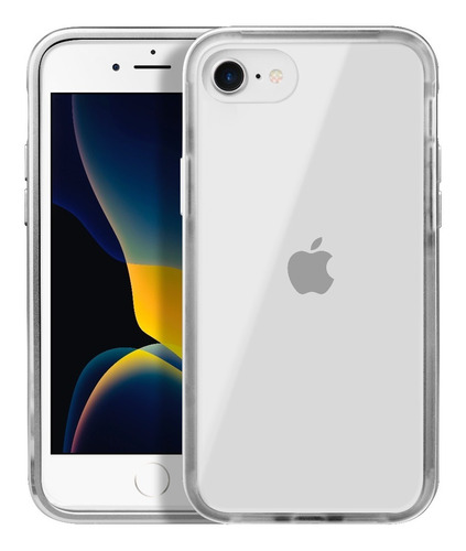 Estuche Para iPhone SE 2020 Laut Exoframe En Silver