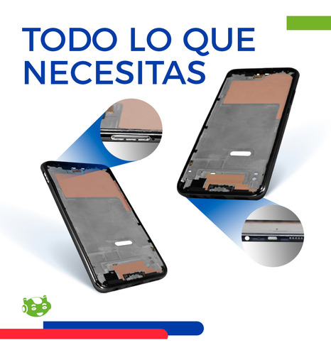 Marco Bisel De Pantalla Slim Company Para Huawei Y9 2019 Jkm-lx2 Jkm-lx3 Jkm-al00 Jkm-tl00 Jkm-al00a Jkm-al00b Color Negro