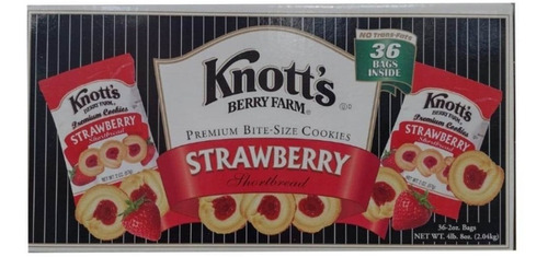 Knott's Berry Farm Premium Bite-size / Galletas De Fresa