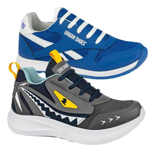 Tenis Kit 2 Pares Urban Shoes Para Niño Modelo 5030