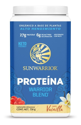 Proteína Vegana Sunwarrior Vainilla 750 Gr