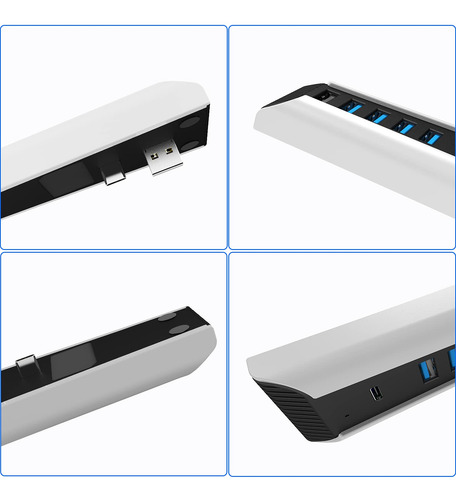 Hub Usb Yoxzus Para Ps5, Compatível Com Expansor De Porta Us