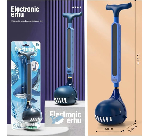 Instrumento Musical Electrónico - Otamatone - Tiburón Azul