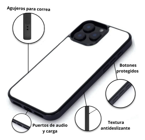 Funda Antigolpes Para Iphone Y Otros Dragoncitos Dulce Mexic Negro Iphone 16