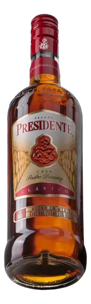 Botella De Brandy Presidente Clasico 900ml