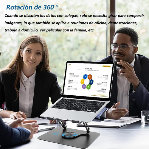 Suporte Para Laptop, Base Para Laptop, Rotação De 360°,
