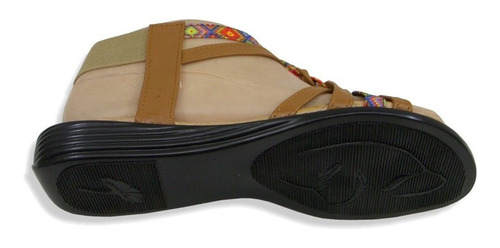 Imagen 4 de 4 de Sandalia Huarache Trenza Colores Combinable Juvenil Resorte