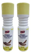 Comprar Kit 2x Crema Cera Líquida Neutro Troy Zapatos Calzado