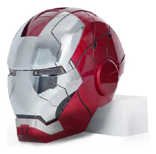 Soport Para Casco Iron Man Mark5 Comando Voz, Control, Touch Rojo/gris Iron Man 1.1