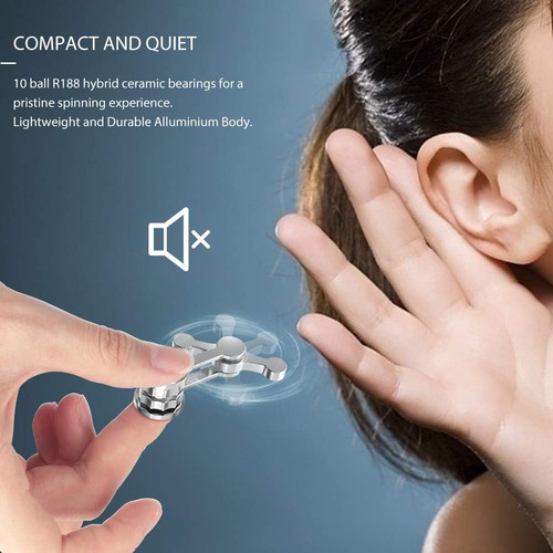Versión Actualizada: Fidget Spinner, Metal Sensory Fidget...