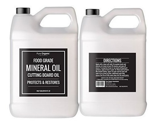 Ingredientes Organicos Puros Aceite Mineral Grado Alimentici