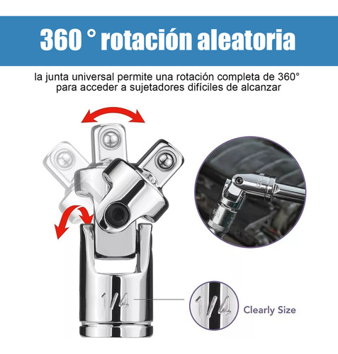 Ycrigns® 15pzs Llave De Herramientas Mecánicas 8 Barras De Extensión