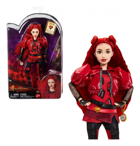 Mattel! Descendientes 4! Rise Of Red! Muñeca Red