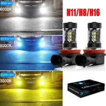 Comprar 1 Par De Bombilla Antiniebla Para Faros Delanteros H11\u002Fh8 De