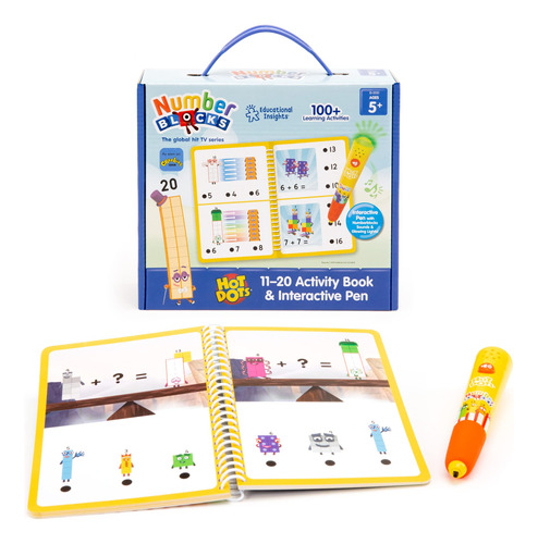 Educational Insights Hot Dots Numberblocks - Libro De Traba.